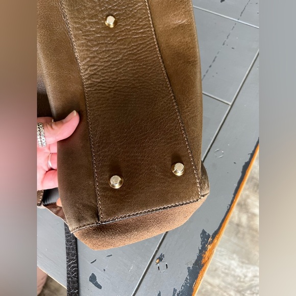 Nicoli Brown and Black Leather Handbag - Picture 9 of 15